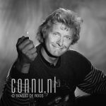 28-06-1985 Rutger Hauer at studio in Amsterdam.Photo: Govert de Roos/Connu